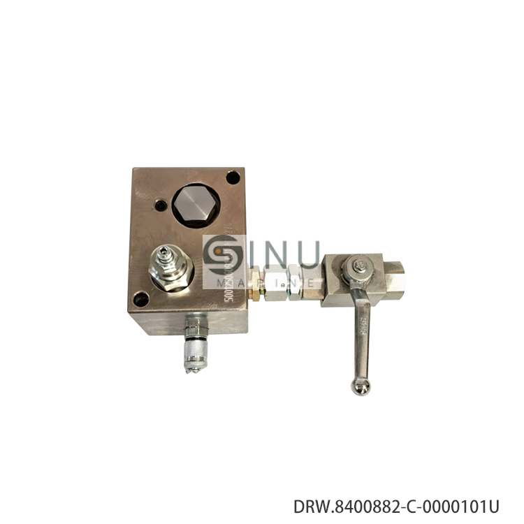 SN-A6580091,DRW.8400882-C-0000101U HYDRAULIC VALVE PRESSURE REDUCING VALVE FOR RAUMA MOORING WINCHES