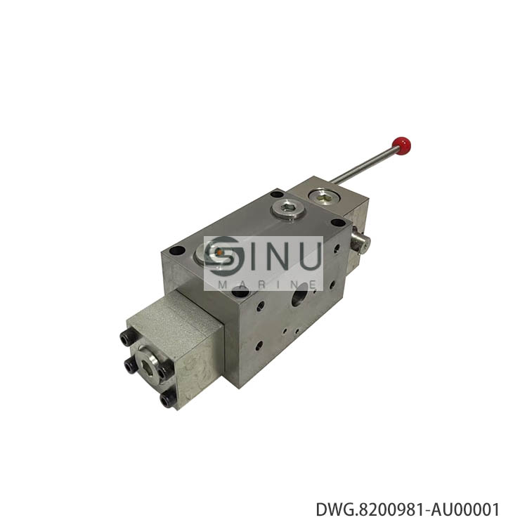 SN-HYDRAULIC VALVE DIRECTION VALVE 25P,32P WINCHES VALVE DWG.8200981-AU00001