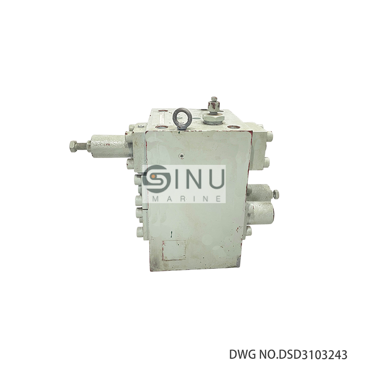 SN-HYDRAULIC DECK CRANE ARRANGEMENT OF COUNTER BALANCE VALVE BLOCK DWG NO.DSD3103243;DSD310317