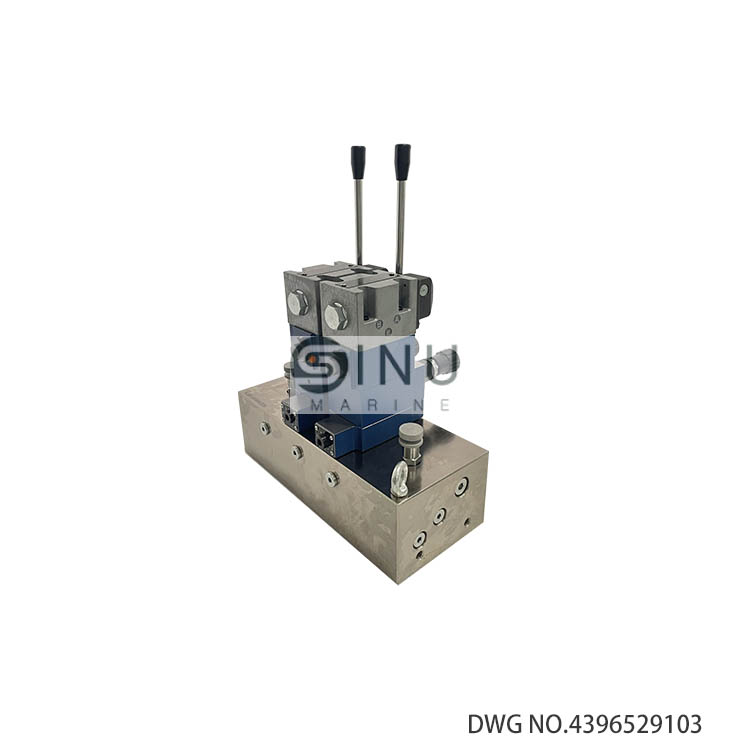 SN-DWG NO.4396529103 CONTROL VALVE STAND FOR HATCH COVER 