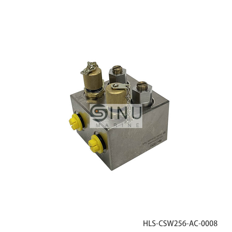 SN-HAND PUMP CONNECTION BLOCK HLS-CSW256-AC-0008 EMERGENCY OPERATION CONTROL BLOCK
