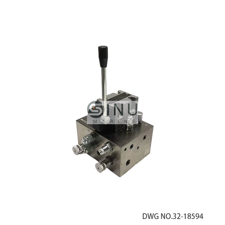 SN-MACGREGOR HATCH COVER CONTROL VALVE GROUP DWG NO.32-18594