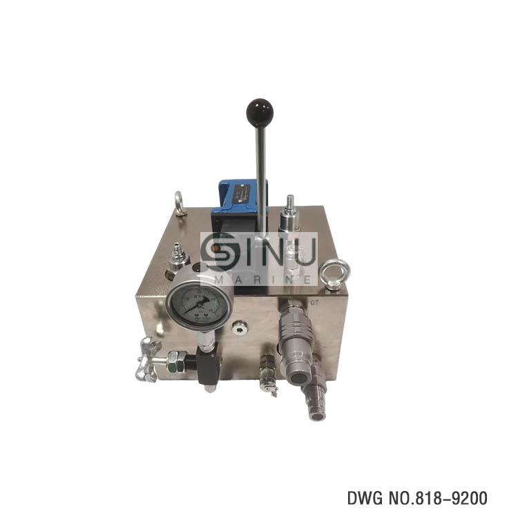 SN-DWG NO.818-9200,335-9200 CONTROL VALVE BLOCK FOR HATCH COVER