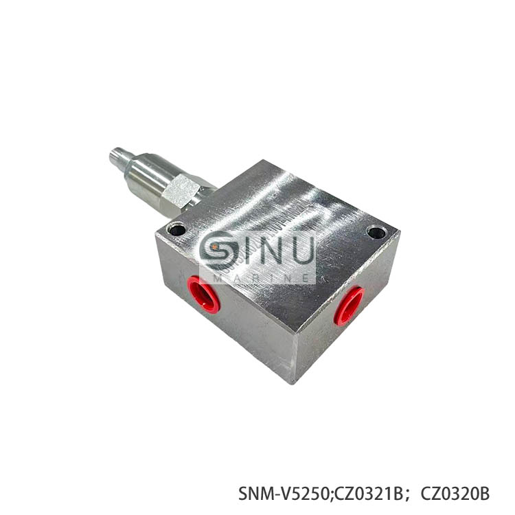 SN-V5250,CZ0321B,CZ0320B RELIEF VALVE.VALVE INSTALLATION FOR DECK CRANE 