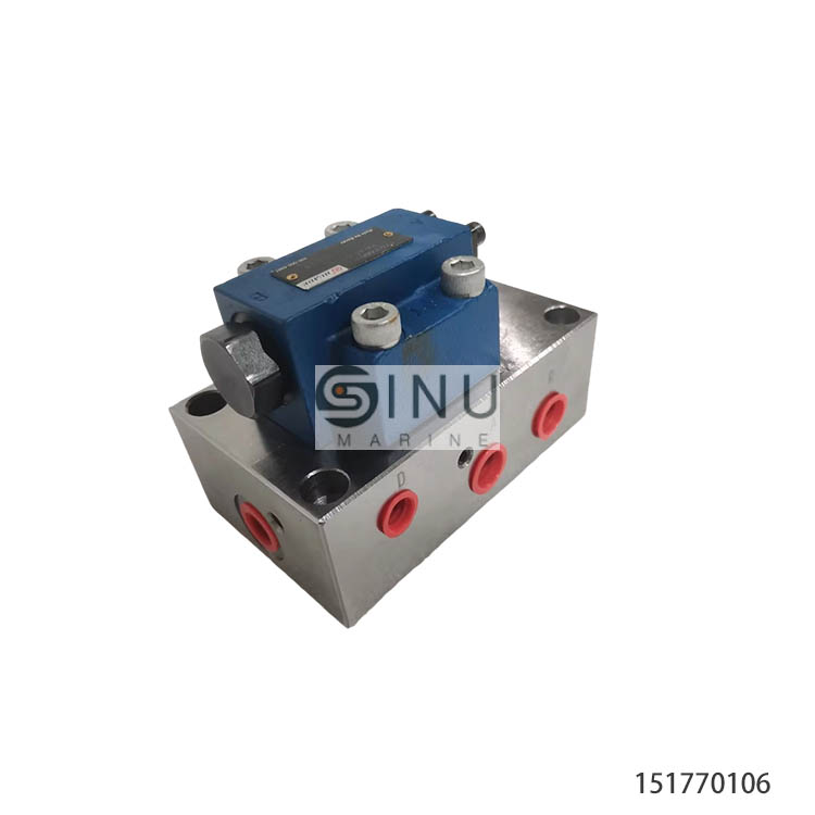 SN-CP-G03-20-20 GREASE FITTING (WITH BLOCK) FOR OSKAKA HYDRAULIC CYLINDER DWG NO.OJ.C-20849