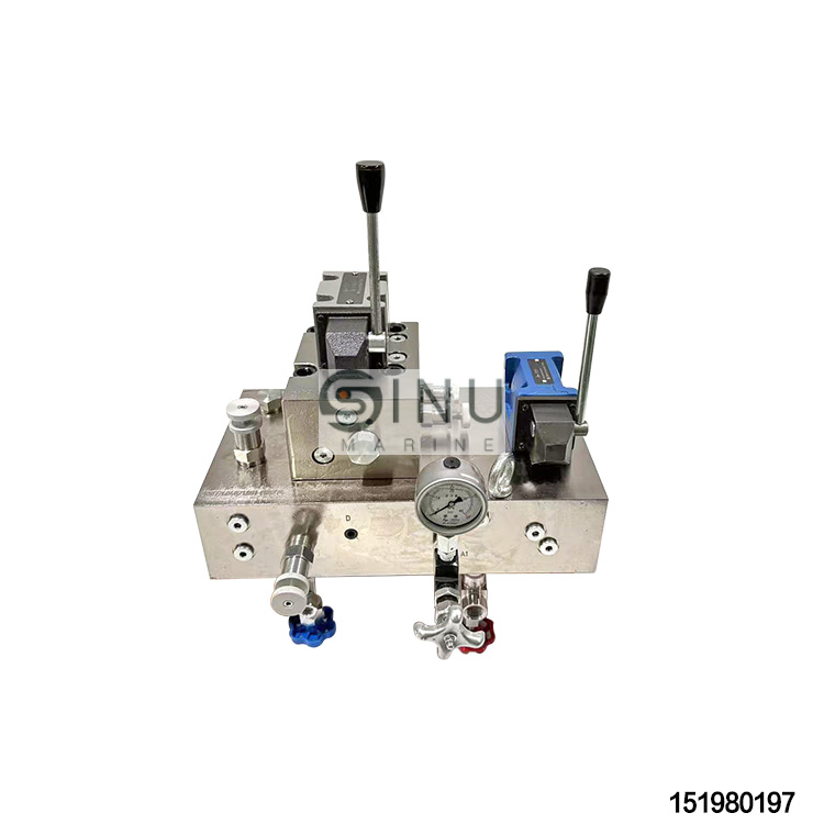 SN-DWG NO.43965106 CONTROL VALVE STAND FOR STEEL HATCH COVER